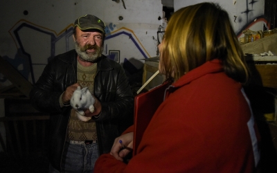 Un sense llar, en una imatge d'arxiu de l'Operació Fred/ Roger Benet